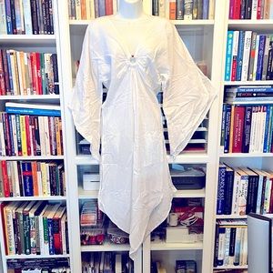 Blue du Nil 100% Cotton White Swimsuit Cover